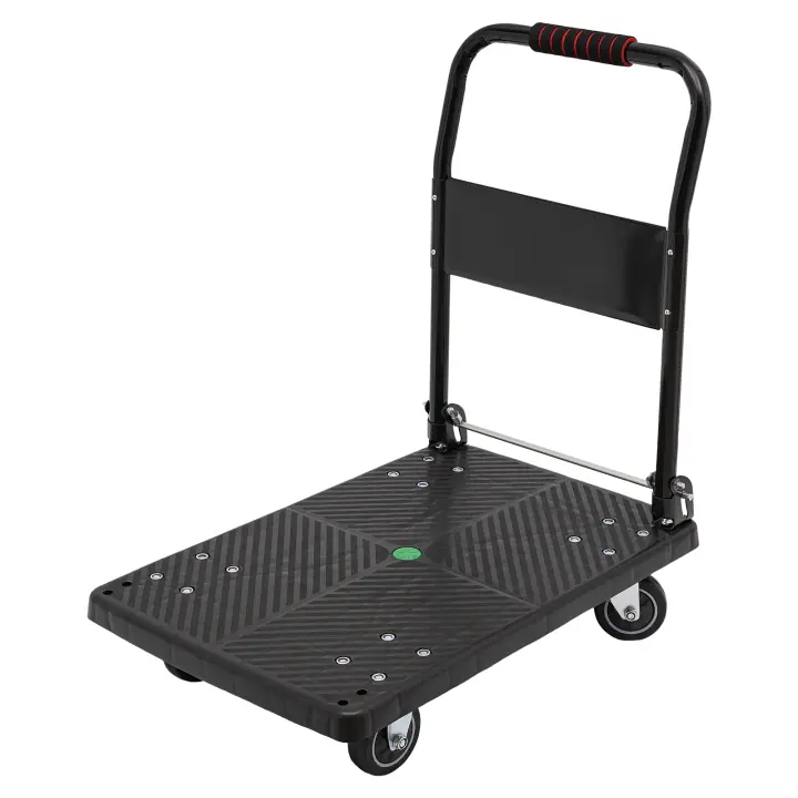 Carro de plataforma de movimiento silencioso de 48*72*85cm para almacenamiento, distribución y transporte 48*72*85cm/18,8*28,3*33,4 pulgadas - 1