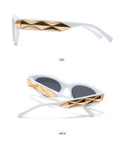 Toyear-gafas de sol clásicas de ojo de gato para mujer, anteojos de sol de diseñador de marca de lujo, montura de remache de Metal para mujer, Vintage, Sexy, a la moda - details 13