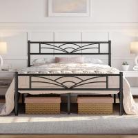 Cama Individual con Espacio Bajo Marco Metal Altura 32 cm Cama Individual con Cabecera para Colchón de 90 x 190 cm Blanco - details 36