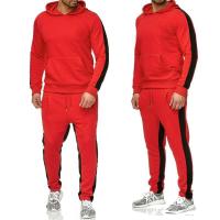 Pantalones de sandalia con capucha de crochet, sudadera deportiva informal, estilo de pareja, otoño e invierno, 2 piezas - details 4