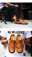Sandalias de verano para hombre, sandalias de cuero para hombre, sandalias romanas clásicas, zapatillas suaves para exteriores, sandalias de goma para playa para hombre, sandalias de Trekking - details 17