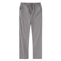 Pantalones De Lino Y Algodón Para Hombre Transpirables De Color Sólido Estilo Casual Para Otoño Ajuste Regular Cierre Elástico - details 16
