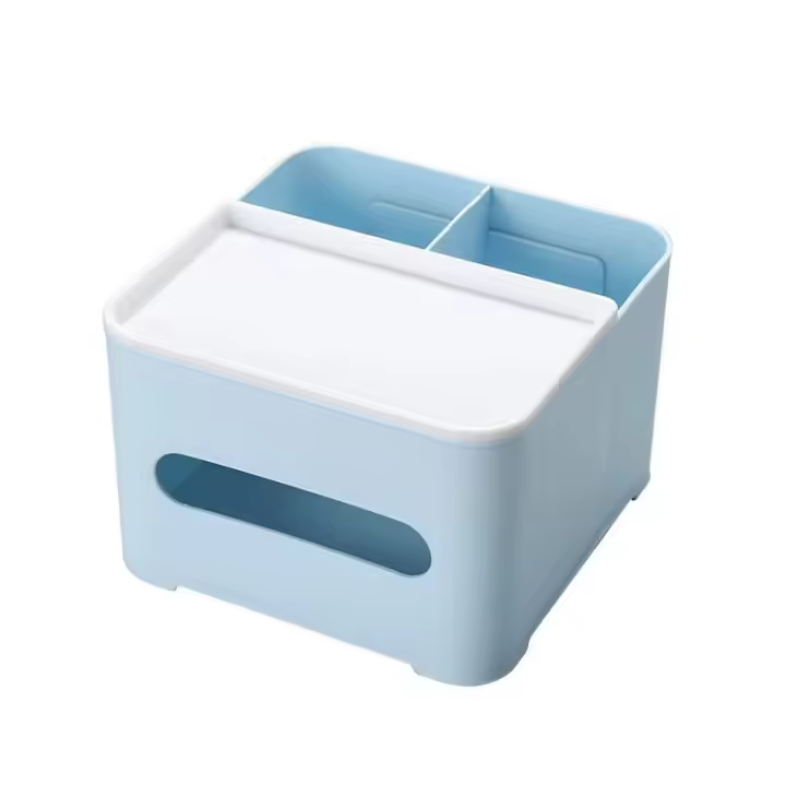 Cajas tipo tejido PP, escritorio multifuncional impermeable, grande, para cajas de oficina, impermeable, - 1