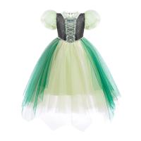 Disfraz de princesa Anna verde para niñas pequeñas, disfraz de Halloween, vestido elegante para fiesta de cumpleaños, vestido de carnaval - details 7