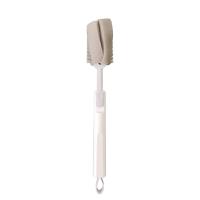 Cepillo de limpieza para lavado de botellas, esponja y cabezal de cerdas, cepillo para botellas expandible - details 0