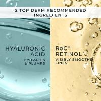RoC Retinol Correxion Max hidratación diaria crema hidratante facial antienvejecimiento con ácido hialurónico, crema para el cuidado de la piel sin aceite para pieles finas - details 5