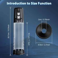 Leten eléctrico agrandar vacío agrandamiento automático extender bomba pene masturbador entrenador juguetes sexuales para hombre - details 8