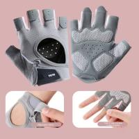 Guantes de motocicleta resistentes al desgaste, manoplas de dedo de carreras de cuero de cabra Vintage, guantes antideslizantes sin dedos para hombre - details 3