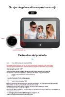 Mirilla inteligente remoto monitor Timbre inalámbrico exterior impermeable con camara - details 3