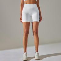 Hamidou-pantalones cortos de Yoga para mujer, mallas deportivas de cintura alta para gimnasio, correr, ciclismo, Verano - details 19