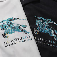 Camisa clásica de manga corta para hombre con estampado en color de caballo de guerra, camisa informal de verano para parejas - details 13