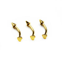 Anillo de acero quirúrgico para mujer, piercing para el cartílago, barra para el labio, tragus helix, joyería para el cuerpo, 16g, 1 unidad - details 16