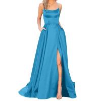 Vestidos de graduación para mujer, vestidos largos elegantes con Espalda descubierta, vestidos formales de talla grande - details 4