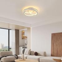 Goeco Lámpara de Techo Moderna 40W Iluminación Blanca Fría/Cálida Montaje Semi-Flush - details 8