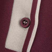 TRAFZA, moda de verano para mujer, vestido acampanado plisado ancho acanalado con contraste, vestido elegante de manga corta con cuello vuelto y botones para mujer - details 12