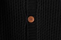 Suéter de punto tipo cárdigan de un solo pecho con cuello alto para hombre, para otoño e invierno - details 26