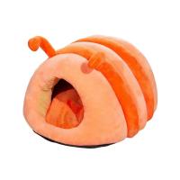 Nido para gatos con cojín extraíble, almohada con forma de gusano, jaula para mascotas a prueba de viento, retención de calor, cueva, casa para gatos de invierno - details 11