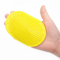 Cepillo de baño de silicona para perros y gatos, cepillo de aseo con correa ajustable, adecuado para pelo largo y corto - details 7