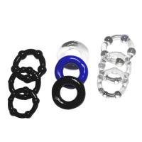 Leten 3 unids/set cuenta masculina retrasar la eyaculación anillo de erección de silicona duradero juguetes sexuales para hombres adultos juego 18+ - details 8