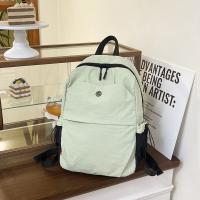 Mochila deportiva de nailon pequeña y sencilla, bolso de hombro de Color sólido de estilo coreano, bolso de mano, mochila Retro para niñas - details 7