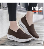 Zapatillas de tenis deportivas para mujer, zapatos cómodos de suela gruesa ligera, sin cordones, de malla transpirable, para caminar al aire libre - details 15