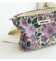 Bolsa de Maquillaje de Viaje de Lienzo de Doble Capa de Alta Calidad Bolsa de Almacenamiento Portátil para Mujeres con Estampado Bolsa de Maquillaje de Gran Capacidad - details 20