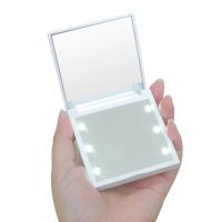 Espejo de Maquillaje Portátil con Luz Pequeño, Plegable, Luz Magnífica Ideal para Viajes - details 0