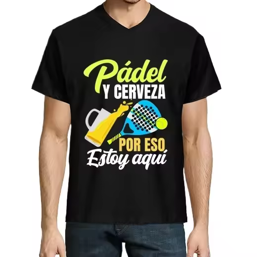 Padelista Padel Tennis Padel Y Cerveza,Camiseta de Pádel Divertido, ropa para exteriores - 1