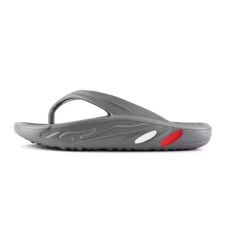 Chanclas grises para hombre, sandalias, tangas, zapatillas cómodas para la playa - 1