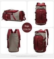 Bolsa De Viaje Impermeable para Deportes Y Fitness, Mochila De Gran Capacidad, Color De La Colisión De Empalme - details 21