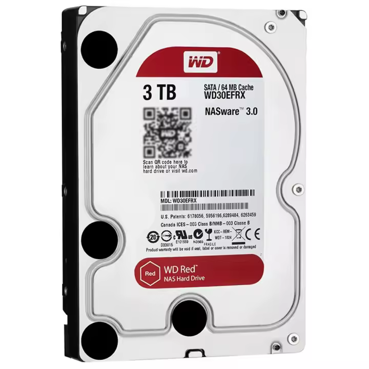 Western Digital RED 3TB HDD Disco duro de almacenamiento en red con 5400 RPM Interfaz SATA III - 1