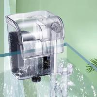 Bomba de suspensión de cascada para acuario, dispositivo 3 en 1 con potencia externa de 2,5 W, filtro para colgar en el acuario, 250l/H - details 2