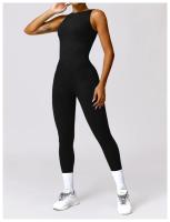 Monos de Yoga sin Mangas de Espalda Abierta Ropa de Gimnasio de Ajuste Cerrado para Mujeres - details 27