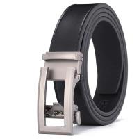 Cinturón de cuero hueco con hebilla automática para hombres y mujeres, cinturón unisex, moderno y popular - details 1