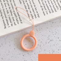 Accesorios simples y bonitos para teléfono móvil, llavero de silicona, cordón, correa para teléfono, anillo para dedo, correas para llaves - details 8