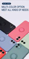 Funda de teléfono con soporte de anillo de silicona líquida Original para iPhone 16 15 14 Plus 13 12 11 Pro Max Mini soporte correa de cubierta magnética - details 11