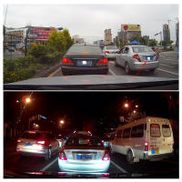 Cámara de salpicadero de coche 1080P, 3 CANALES, delantera, trasera e interior, con WiFi, DVR, grabadora de conducción, grabación en bucle, Monitor de estacionamiento 24H, Sensor G - details 1