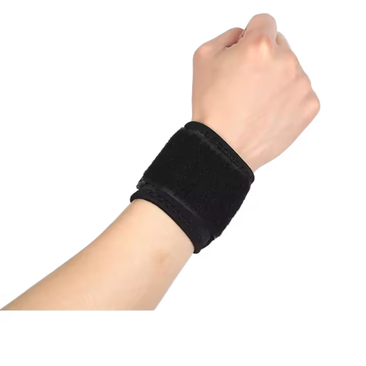 Muñequera suave ajustable y transpirable, pulsera deportiva suave ajustable para gimnasio, soporte de muñeca de compresión de seguridad para gimnasio - 1