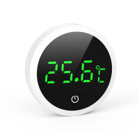 -termómetro redondo Digital LCD para acuario, medidor electrónico de temperatura para pecera, caja de reptiles, Mini termómetro - details 9