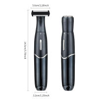 Afeitadora 4 en 1 para Damas Recargable Eléctrica para Cejas y Vello de Nariz Tijeras para Bikinis y Recortadora de Pelo para Axilas - details 10