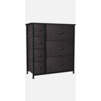 Cajonera de Tela Extraíble de 5 Cajones Almacenamiento de Tela Cómodo para Sala de Estar, Dormitorio, Habitación Infantil Gris Claro - details 10