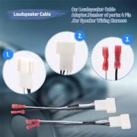Adaptador de Cable de arnés de cables para altavoz frontal de salpicadero de Tweeter de coche, 2 uds., apto para Toyota Tacoma 2016 2017 2018 2019 - details 7