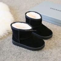 Nuevas botas de nieve de princesa de dibujos animados a la moda, zapatos de invierno de piel esponjosa para niñas, precio bajo para niños - details 8