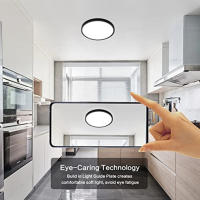 Goeco-lámpara de Techo redonda IP44, 24W, 6500k, 2700LM, Plafones - details 0