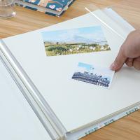 20 hojas/40 páginas película autoadhesiva álbum Diy 28x26cm película de alta capacidad cubierta DIY álbum de fotos hecho a mano INS - details 14