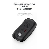 6.jpg Jomaa-conjunto de teclado y ratón inalámbrico para ordenador portátil, accesorio recargable y delgado con Bluetooth, USB 2,4G, Combo de teclado y ratón - details 4