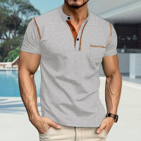 25 Verano nueva Camiseta de Manga Corta para Hombre, Polo Americano Casual de Secado Rápido - details 2