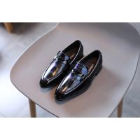 Zapatos de cuero de estilo británico para niños, calzado de tacón bajo, Punta puntiaguda, versátil, para boda - details 4