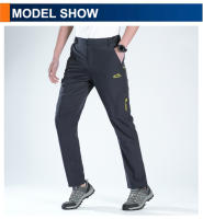 CHRLCK-Pantalones impermeables de secado rápido para hombre, ropa deportiva antiarañazos para acampada, senderismo, escalada, pesca, Verano - details 6