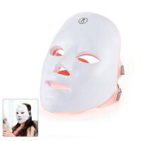 La piel inalámbrica del fotón de la belleza de la cara del LED de 7 colores aprieta la máscara facial del cuello del rejuvenecimiento - details 0